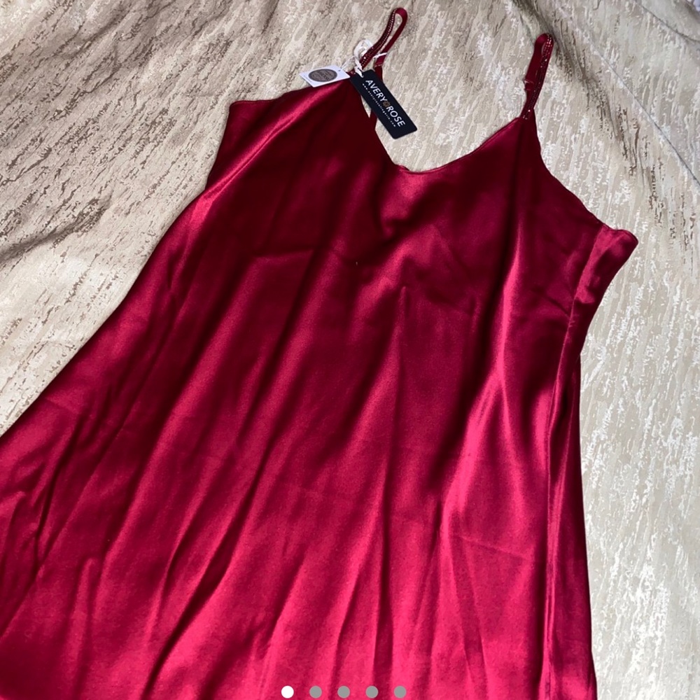 Avery Rose lingerie slip dress swarovski crystals